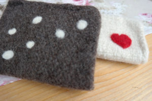 Täschchen aus Filzwolle